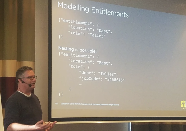 Mark Perry presenting at LDAPcon 2019